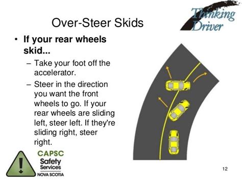 steer in the direction of the skid|if you skid should brake.